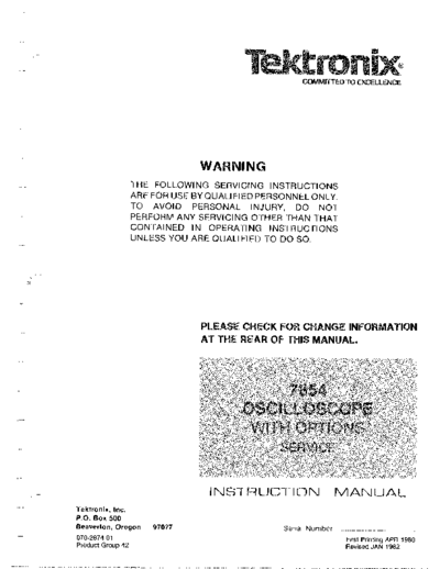 Tektronix 7854 svc sm  Tektronix 7854_svc_sm.pdf