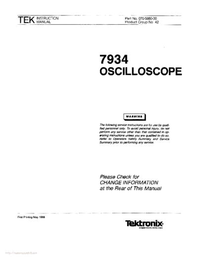 Tektronix 7934  Tektronix 7934.pdf