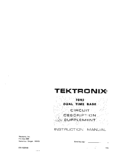 Tektronix 7B92 In  Tektronix 7B92_In.pdf