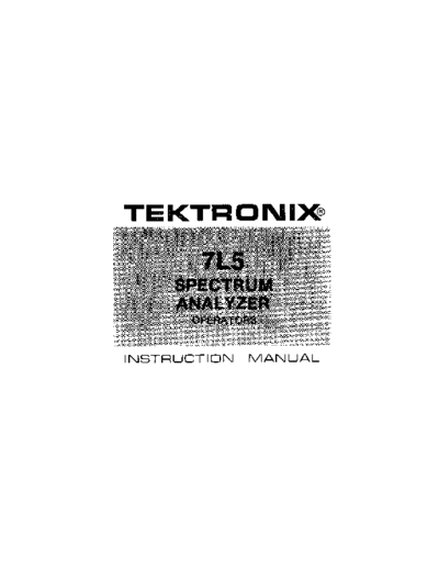 Tektronix 7L5  Tektronix 7L5.pdf