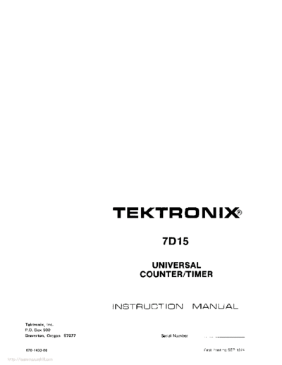 Tektronix 7d15  Tektronix 7d15.pdf