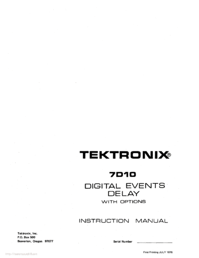 Tektronix 7d10  Tektronix 7d10.pdf