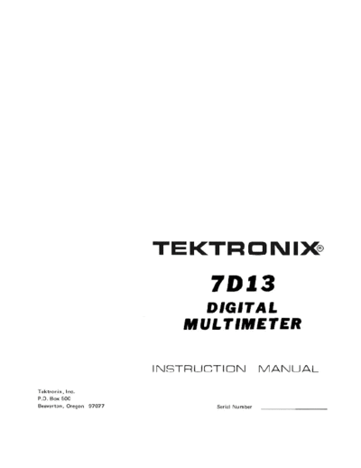 Tektronix 7d13   Tektronix 7d13 .pdf