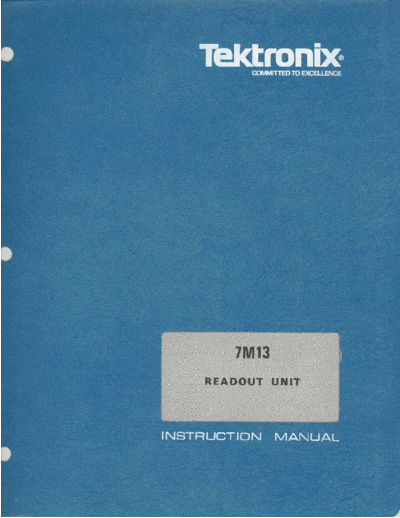 Tektronix 7m13 sm  Tektronix 7m13_sm.pdf