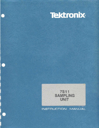 Tektronix 7s11 sm  Tektronix 7s11_sm.pdf