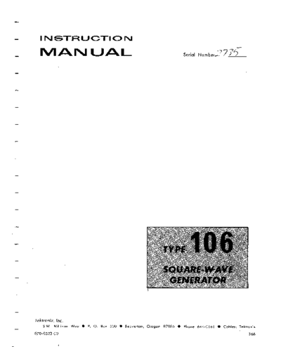 Tektronix 106  Tektronix 106.pdf