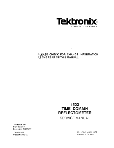 Tektronix 1502  Tektronix 1502.pdf