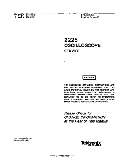 Tektronix 2225 SM  Tektronix 2225 SM.pdf