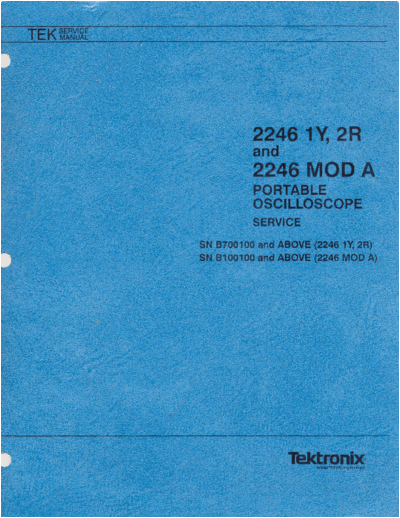 Tektronix 2246 service  Tektronix 2246_service.pdf