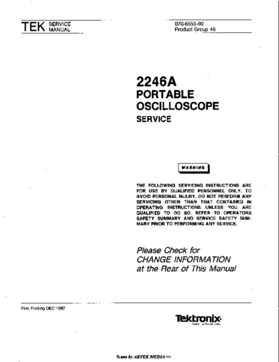 Tektronix 2246a  Tektronix 2246a.pdf