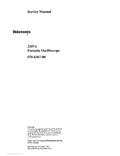 Tektronix 2247a  Tektronix 2247a.pdf