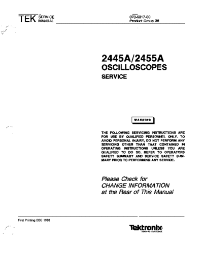 Tektronix 2445A-SM  Tektronix 2445A-SM.pdf