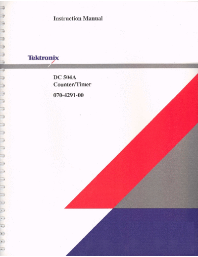 Tektronix DC504a   Tektronix DC504a .pdf