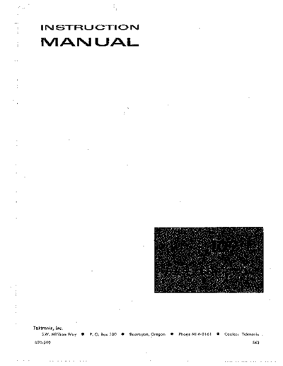 Tektronix TEK 109 Instruction  Tektronix TEK 109 Instruction.pdf