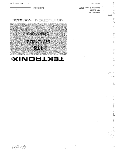 Tektronix TEK 178 Instruction  Tektronix TEK 178 Instruction.pdf