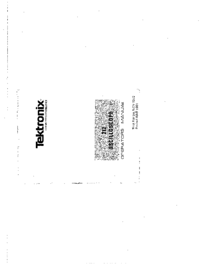 Tektronix TEK 212 Operator  Tektronix TEK 212 Operator.pdf