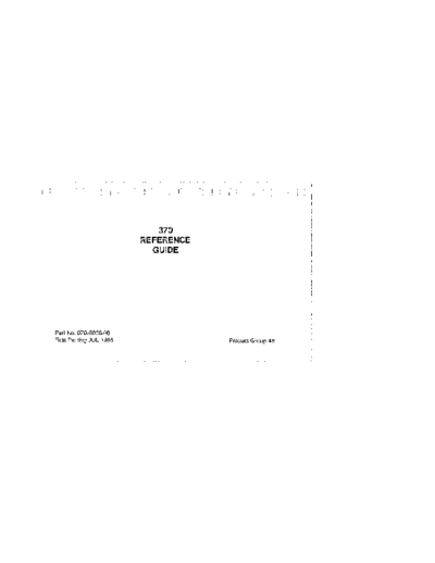 Tektronix TEK 370 Reference Guide  Tektronix TEK 370 Reference Guide.pdf