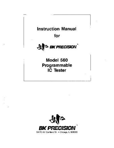 B&K bk560 instruction manual  . Rare and Ancient Equipment B&K bk560 instruction manual.pdf