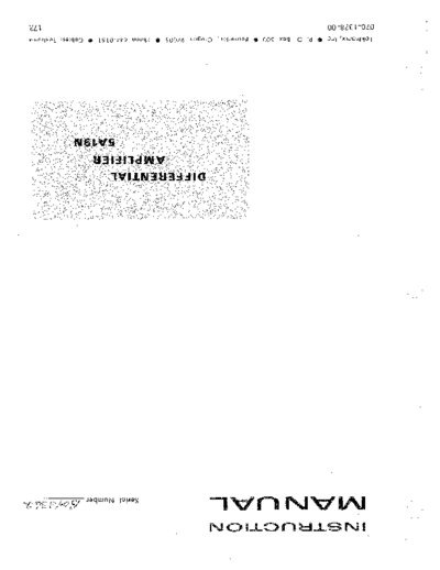 Tektronix TEK 5A19N Instruction  Tektronix TEK 5A19N Instruction.pdf