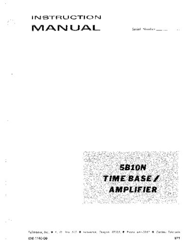 Tektronix TEK 5B10N Instruction  Tektronix TEK 5B10N Instruction.pdf