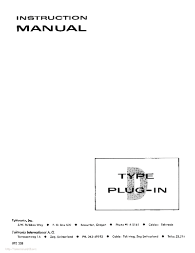 Tektronix d  Tektronix d.pdf