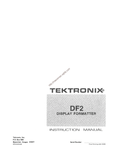 Tektronix df2 2  Tektronix df2_2.pdf