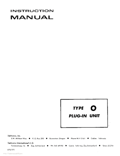 Tektronix o  Tektronix o.pdf