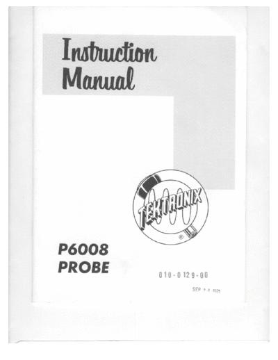 Tektronix p6008  Tektronix p6008.pdf