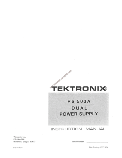 Tektronix ps503a 1  Tektronix ps503a 1.pdf