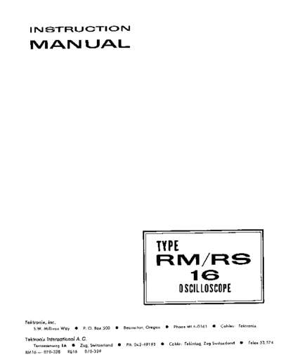 Tektronix rm16 6  Tektronix rm16_6.pdf