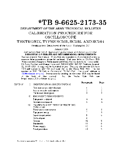 Tektronix sc504 cal  Tektronix sc504_cal.pdf