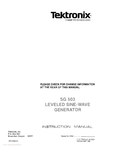 Tektronix sg-503  Tektronix sg-503.pdf