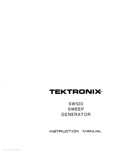 Tektronix sw503  Tektronix sw503.pdf