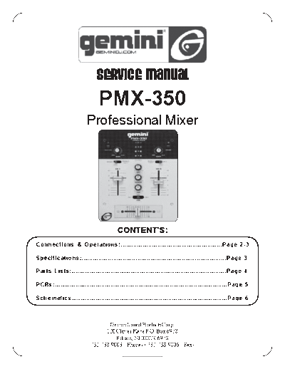 GEMINI PMX-350  GEMINI Audio PMX-350 PMX-350.pdf