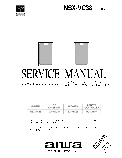 AIWA hfe   nsx-vc38 service revision en  AIWA Audio NSX-VC38 hfe_aiwa_nsx-vc38_service_revision_en.pdf