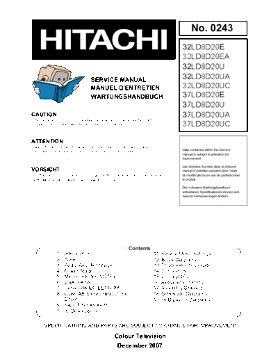 Hitachi Hitachi 32LD8D20UC 37LD8D20UC [SM]  Hitachi Monitor Hitachi_32LD8D20UC_37LD8D20UC_[SM].pdf