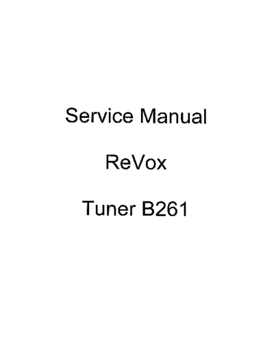 REVOX hfe   b261 service de  REVOX B261 hfe_revox_b261_service_de.pdf
