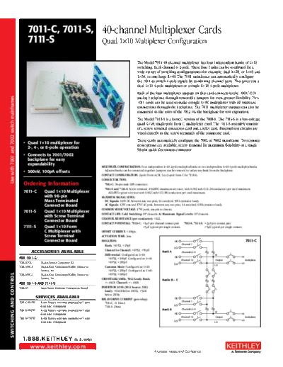 Keithley 7011-7111  Keithley 70xx 7011-7111.pdf