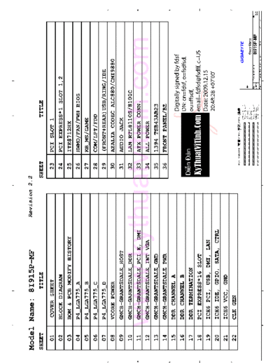Gigabyte GIGABYTE 8I915P-MF - REV 2.2  Gigabyte GIGABYTE GIGABYTE 8I915P-MF - REV 2.2.pdf