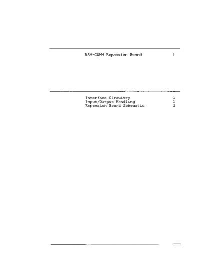 AT&T RAM-COMM Expansion Board  AT&T 3b1 hardware RAM-COMM_Expansion_Board.pdf