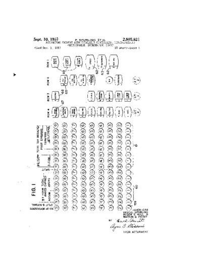 ncr 2805821 Accounting Machine Sep57  ncr patents 2805821_Accounting_Machine_Sep57.pdf