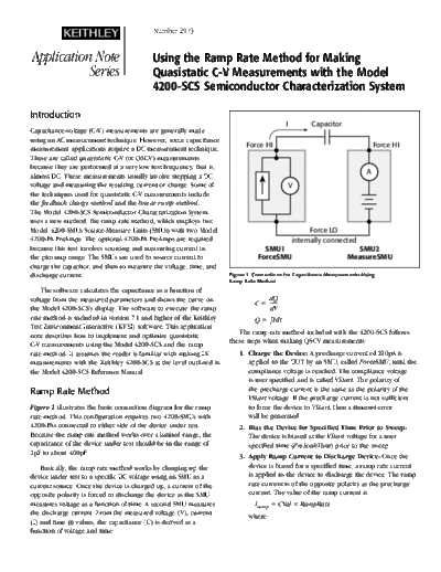 Keithley RampRate QuasiCVAppNote1  Keithley Appnotes RampRate QuasiCVAppNote1.pdf