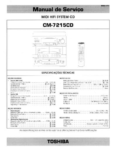 TOSHIBA hfe toshiba cm-7215cd service pt  TOSHIBA Audio CM-7215CD hfe_toshiba_cm-7215cd_service_pt.pdf