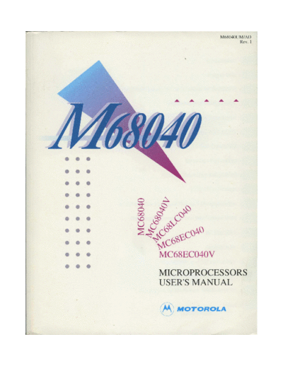 motorola 68040 Users Manual 1993  motorola 68000 68040_Users_Manual_1993.pdf