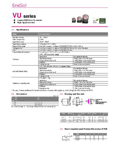 Enesol-Matsuki Matsuki-Enesol (MPCAP-EneCAP) [SMD polymer] VU Series  . Electronic Components Datasheets Passive components capacitors Enesol-Matsuki Matsuki-Enesol (MPCAP-EneCAP) [SMD polymer] VU Series.pdf
