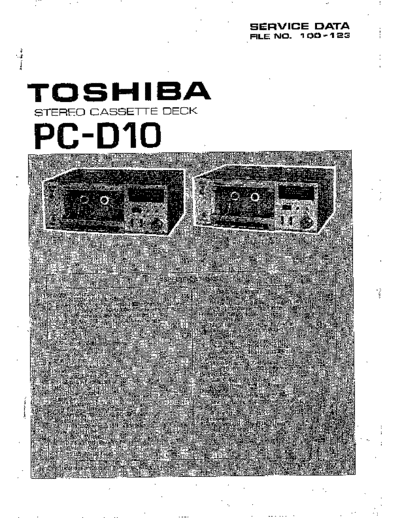TOSHIBA hfe   pc-d10 service data partial  TOSHIBA Audio PC-D10 hfe_toshiba_pc-d10_service_data_partial.pdf