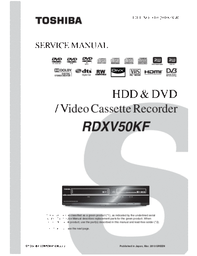 TOSHIBA toshiba rdxv50kf dvd-vcr recorder  TOSHIBA DVD-Video RD-XV50KF toshiba_rdxv50kf_dvd-vcr_recorder.pdf
