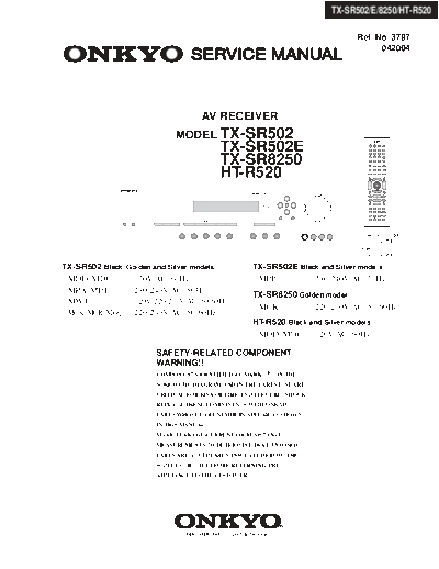 ONKYO hfe onkyo tx-sr502 sr8250 ht-r520 service  ONKYO Audio TX-SR502 hfe_onkyo_tx-sr502_sr8250_ht-r520_service.pdf