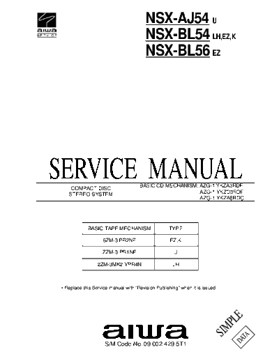 AIWA hfe aiwa nsx-aj54 bl54 bl56 service simple en  AIWA Audio NSX-AJ54 hfe_aiwa_nsx-aj54_bl54_bl56_service_simple_en.pdf