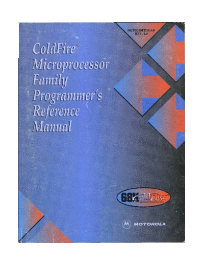 motorola Coldfire Microprocessor Family Programmers Reference Rev 1.0 1997  motorola 68000 Coldfire_Microprocessor_Family_Programmers_Reference_Rev_1.0_1997.pdf